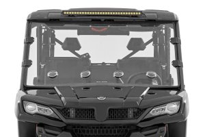 CFMOTO UFORCE 1000 Vented Full Windshield - Rough Country - Scratch Resistant - '19-'24